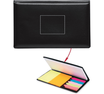 color stickers and notebook